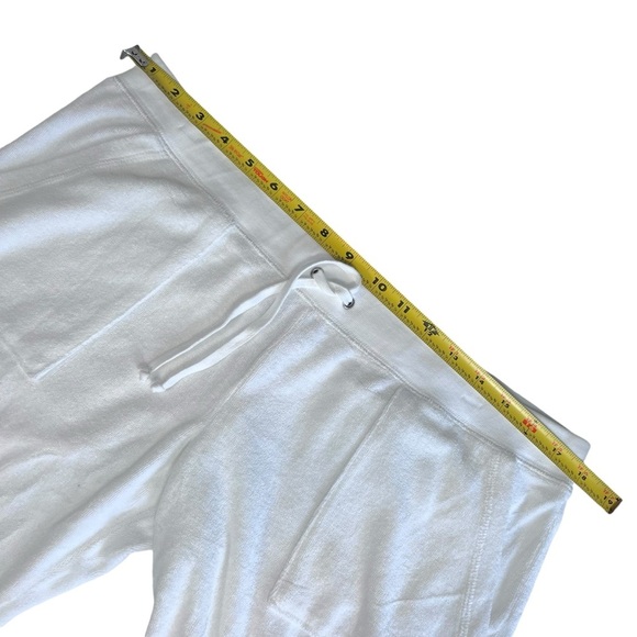 JUICY COUTURE VINTAGE Y2K WHITE TERRY TRACK SUIT SET - Picture 12 of 15